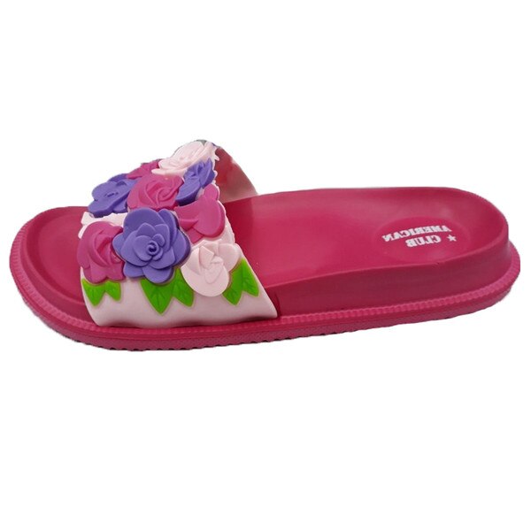 Papuci din spuma pentru fete American Club NH31/20F, Fucsia 37 EU