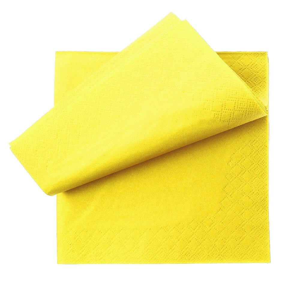 Servetele Masa OTI Uz Profesional, 2 Straturi, 33x33 cm, 250 Bucati/Set, Culoare Galbena