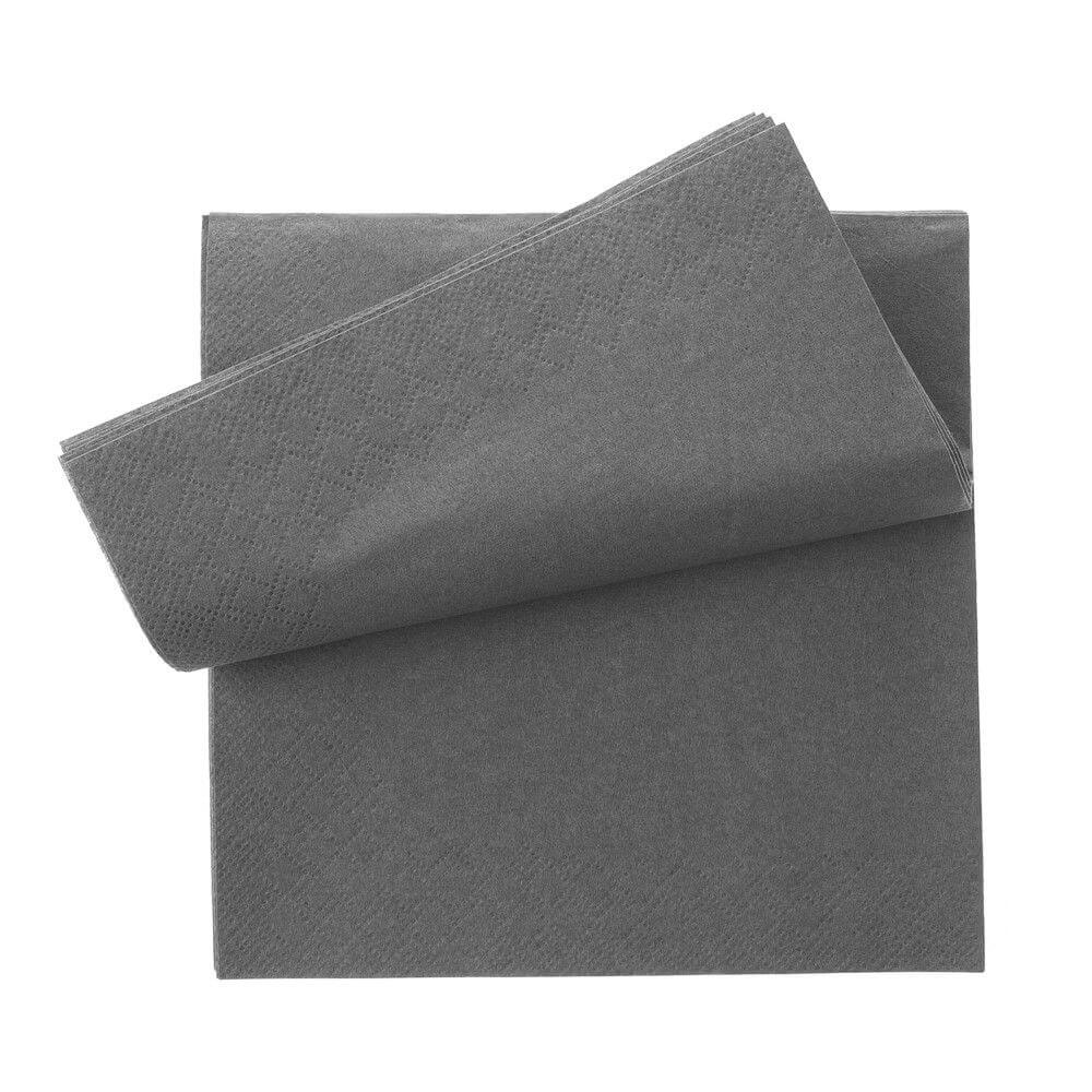 Servetele Masa OTI Uz Profesional, 2 Straturi, 33x33 cm, 250 Bucati/Set, Culoare Neagra