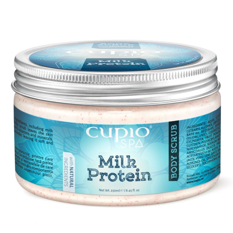 Scrub de corp Organic Cupio - Milk Protein 250ml