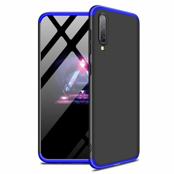 Husa protectie 360° (fata+spate) pentru Samsung Galaxy A50s/ A50/ A30s, GKK, Policarbonat, Negru/Albastru Husa protectie 360° (fata+spate) pentru Samsung Galaxy A50s/ A50/ A30s, GKK, Policarbonat, Negru/Albastru