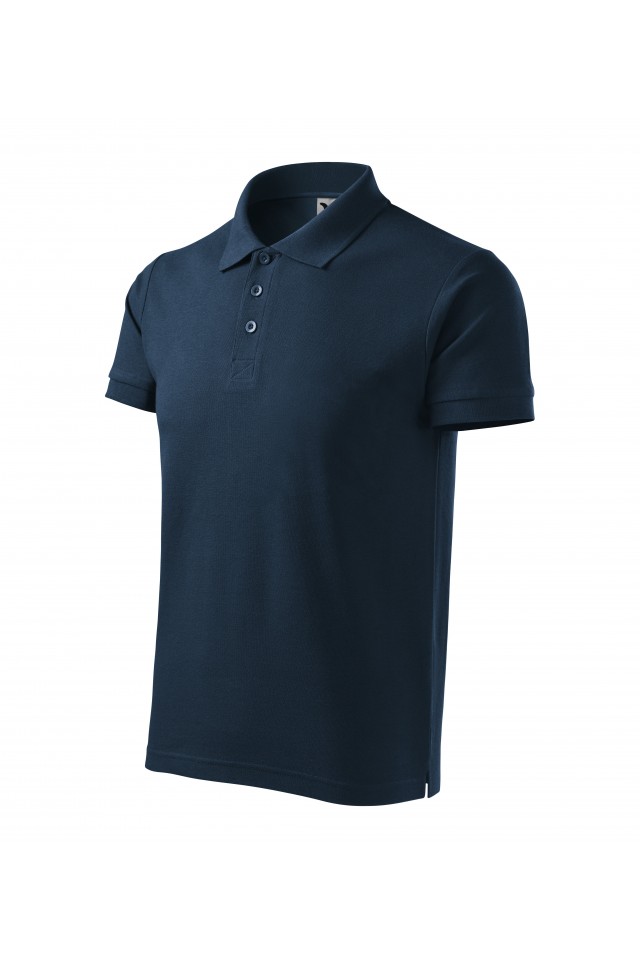 Tricou polo pentru barbati, Albastru marin, 215-02, Albastru