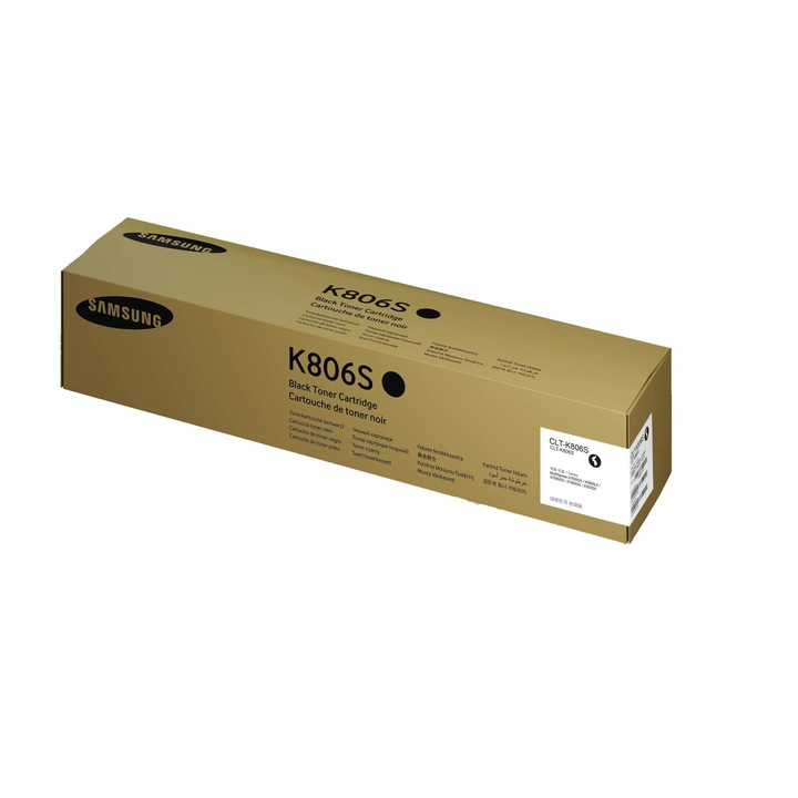 Festékkazetta, Samsung, eredeti CLT-K806S/ELS, fekete, 45000 oldal, Samsung K7600gx, K7600LX, K7500GX, K7500LX