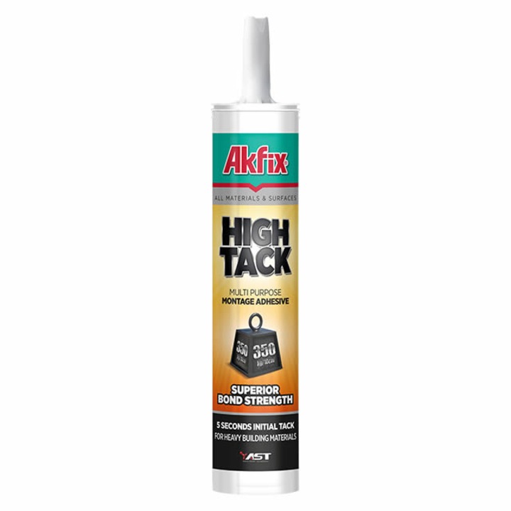 Adeziv cu Fixare Rapida, Akfix High Tack, 290ml, alb