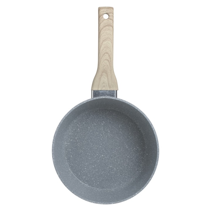 Tigaie Nature, Secret de Gourmet, aluminiu forjat, gri, 30 cm