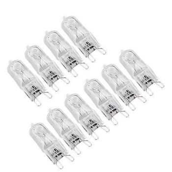 Set 10 becuri cu halogen, G9, 40W, Alb Set 10 becuri cu halogen, G9, 40W, Alb