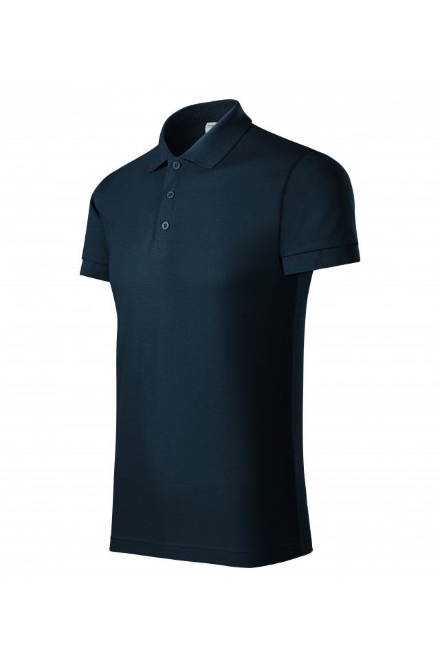 Tricou polo pentru barbati, Albastru marin, P21-02, Albastru