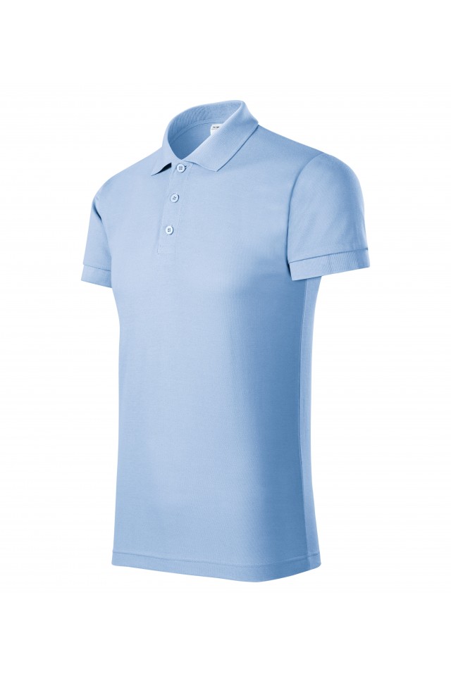 Tricou polo pentru barbati, Albastru deschis, P21-15, Albastru