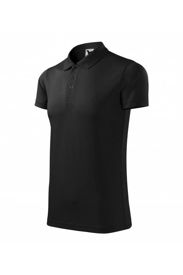 Tricou polo pentru barbati, Negru, 217-01, Negru