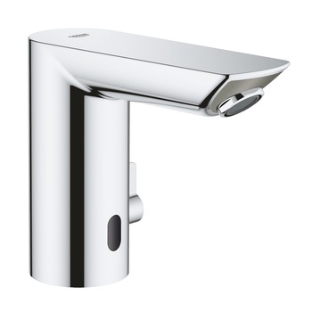 Baterie lavoar senzor Grohe Bau Cosmo E, cu mixare, crom, furtune flexibile,alimentare priza Baterie lavoar senzor Grohe Bau Cosmo E, cu mixare, crom, furtune flexibile,alimentare priza