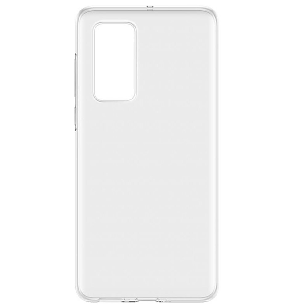 Husa de protectie Lemontti Silicon pentru Huawei P40, Transparent