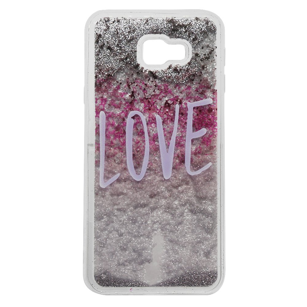 Carcasa Lemontti Liquid Sand pentru Samsung Galaxy J4 Plus, Love