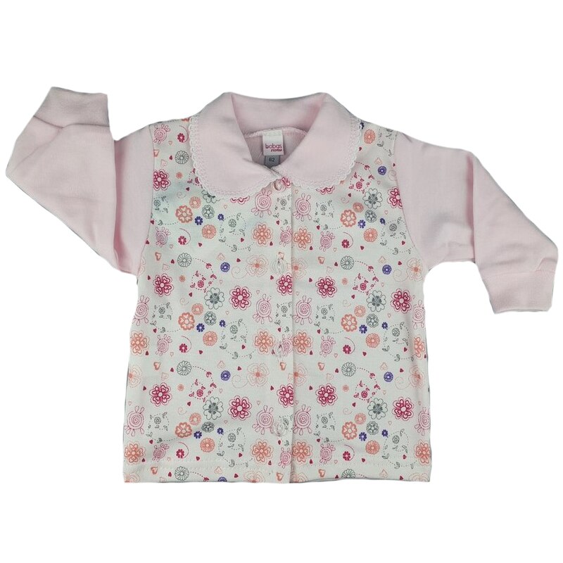 Bluza cu maneca lunga pentru fete Koala Baw 813KR, Roz
