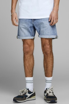 Jack & Jones, Pantaloni scurti cu 5 buzunare, Albastru deschis, S Jack & Jones, Pantaloni scurti cu 5 buzunare, Albastru deschis, S