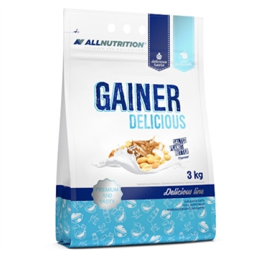 Supliment alimentar, Masa Musculara, Gainer Delicious, 3000 g (30 doze) - Toffee