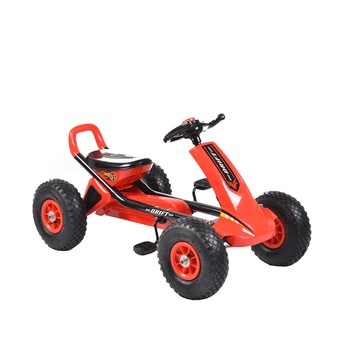 Kart cu pedale pentru copii NOVOKIDS® Drift Air Kart PRO, Roti gonflabile din cauciuc, 2-5 ani, Maxim 30 kg, Carena, Structura metalica, Rosu Kart cu pedale pentru copii NOVOKIDS® Drift Air Kart PRO, Roti gonflabile din cauciuc, 2-5 ani, Maxim 30 kg, Carena, Structura metalica, Rosu