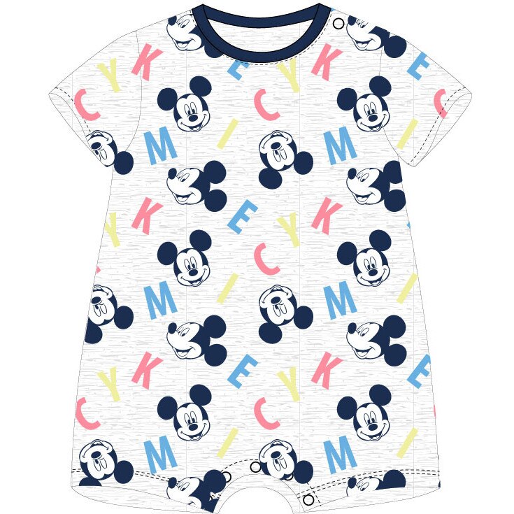 Salopeta vara, M is for Mickey, gri 80 cm