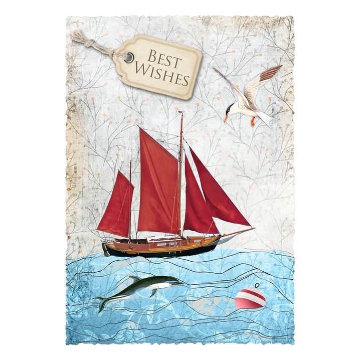 Felicitare - Best Wishes, Gespaensterwald, Multicolor