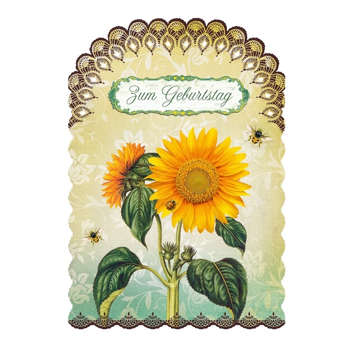 Felicitare - Floarea soarei, Gespaensterwald, Multicolor