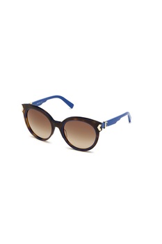 JUST CAVALLI, Ochelari de soare butterfly, Maro/albastru royal, 55-20-140 Standard JUST CAVALLI, Ochelari de soare butterfly, Maro/albastru royal, 55-20-140 Standard