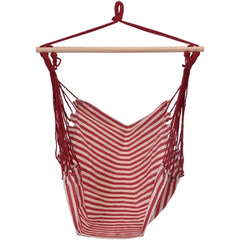 Scaun suspendat Heinner, dungi Alb&Rosu 100x100CM Scaun suspendat Heinner, dungi Alb&Rosu 100x100CM