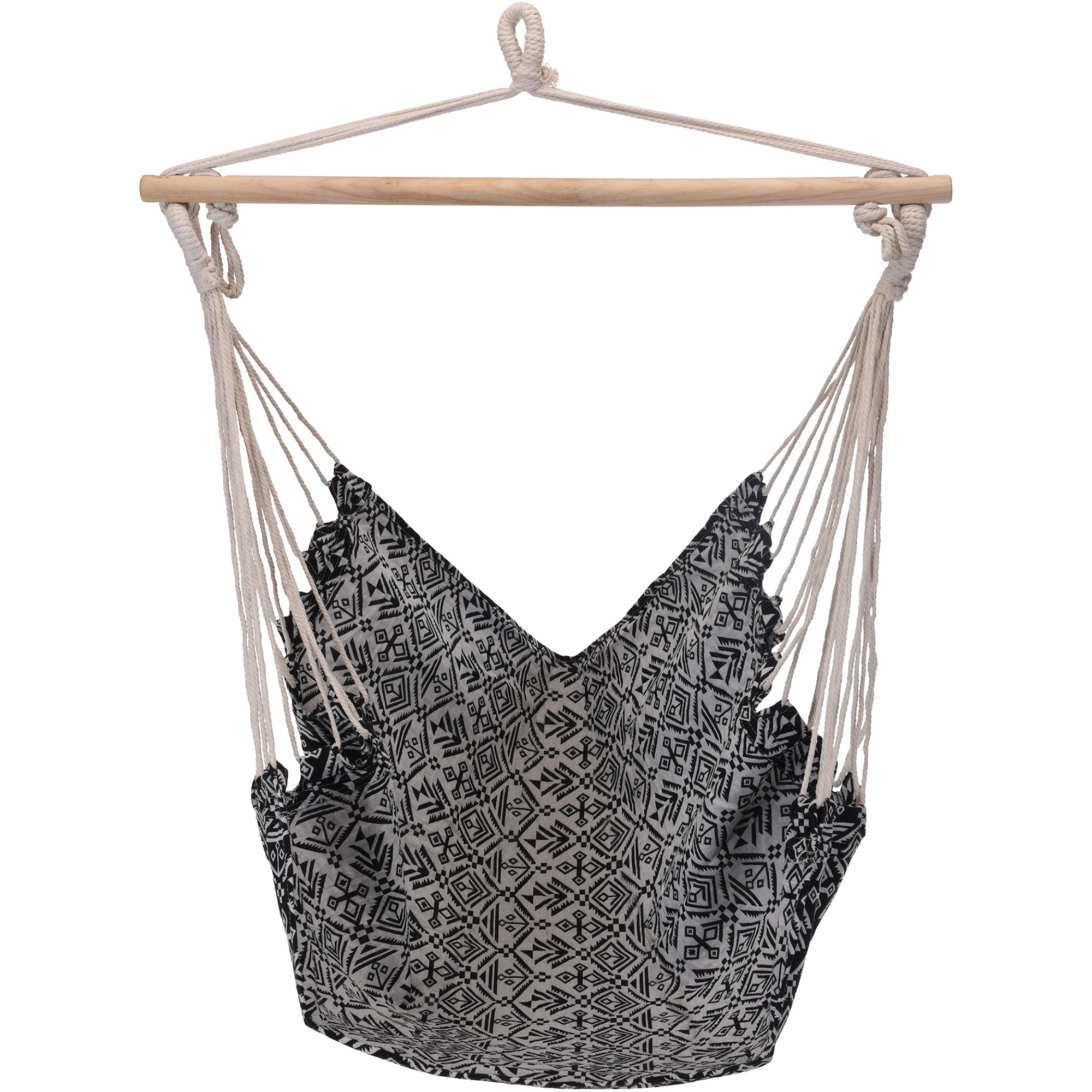 Scaun suspendat Heinner, geometric Alb&Negru 100x100CM