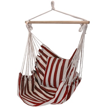 Scaun suspendat Heinner + Perna Rosu&Alb 100x120CM Scaun suspendat Heinner + Perna Rosu&Alb 100x120CM