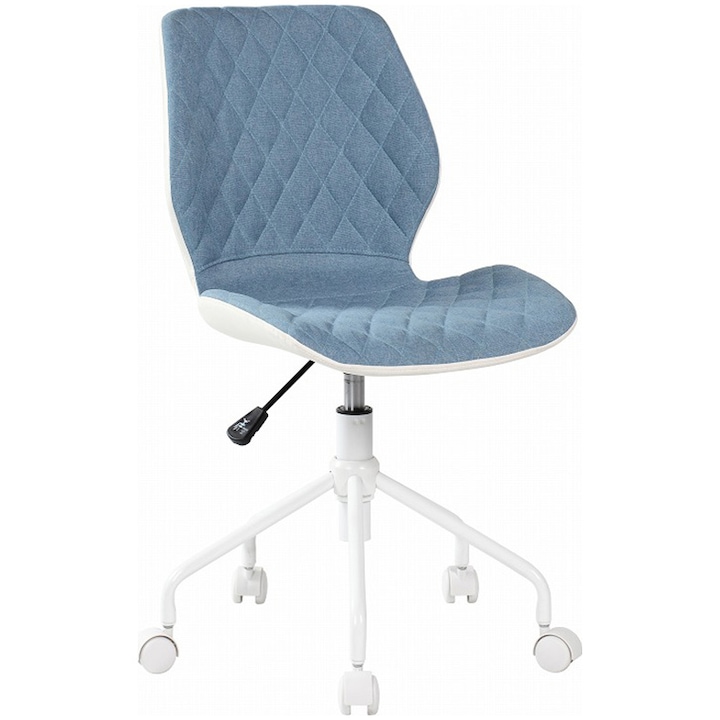 Kring Kulma Irodai szék, PU/Textil, Fehér/Kék