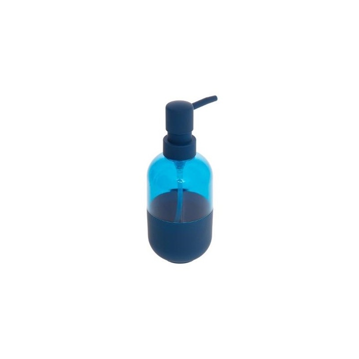 Dispenser sapun Twin Navy, plastic, 6,5x19 cm