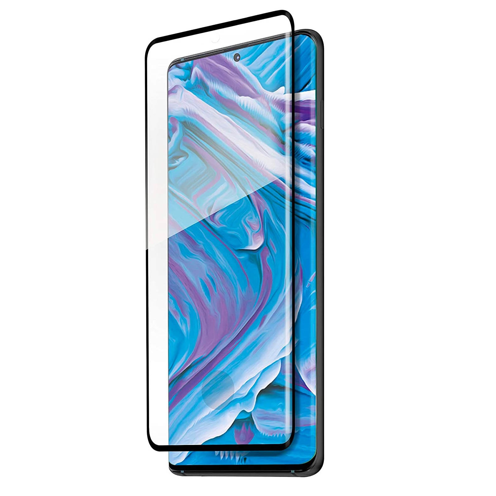 Folie de sticla cu aplicator full screen 3D NEVOX NevoGlass+ pentru Samsung Galaxy S20
