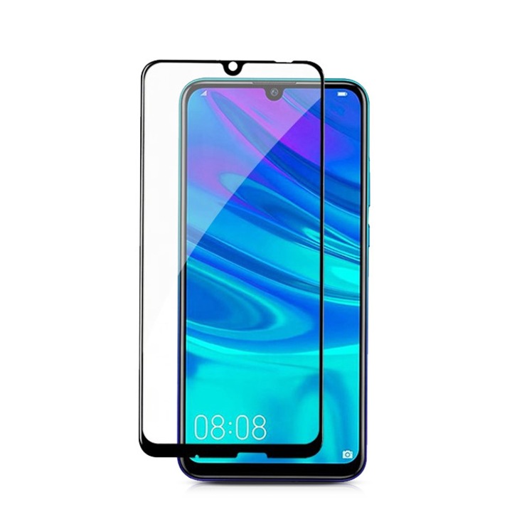 Mobile Tech Protection 11D Fólia, Huawei P SMART 2019, Full Cover, Full Glue, enyhén ívelt élek