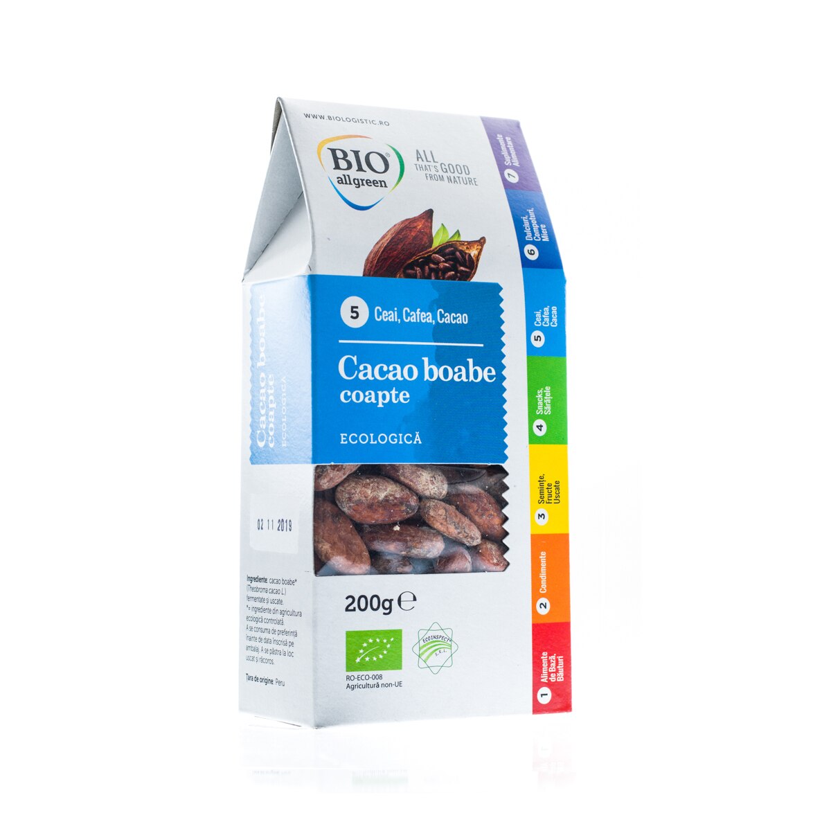 Boabe de cacao,Eco 200g