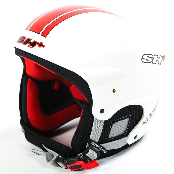 Casca SH+ KING RACER EVO 4HF alb/rosu 58/M