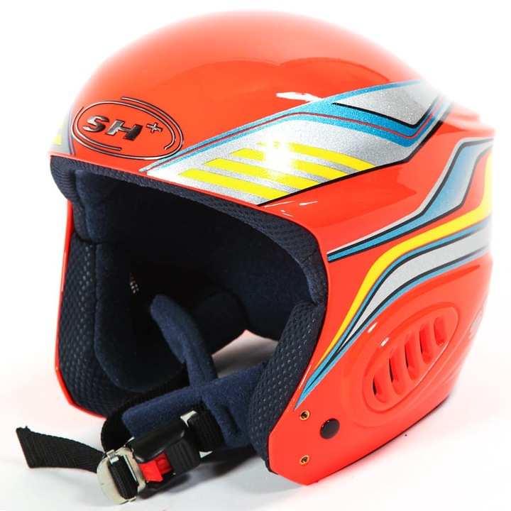 Casca SH+ JET STREEM metal/rosu 56/S