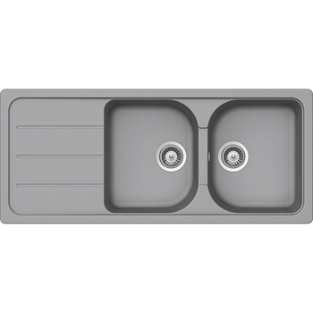 Chiuveta granit Schock Formhaus D-200 Croma Cristalite 1160 x 500 mm, adancime cuva 190 mm, reversibila, montare pe blat Chiuveta granit Schock Formhaus D-200 Croma Cristalite 1160 x 500 mm, adancime cuva 190 mm, reversibila, montare pe blat