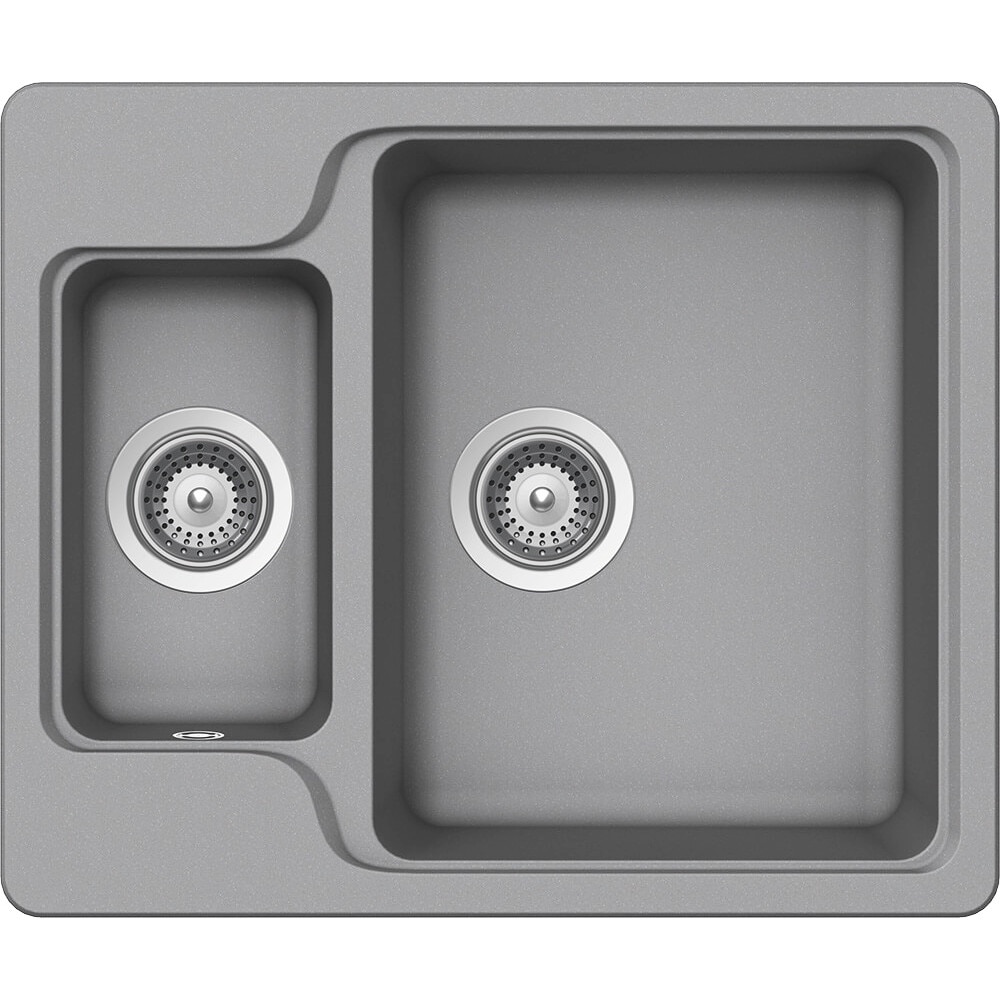 Chiuveta granit Schock Manhattan N-150 Croma Cristalite 610 x 510 mm, adancime cuva 197 mm, reversibila, montare pe blat