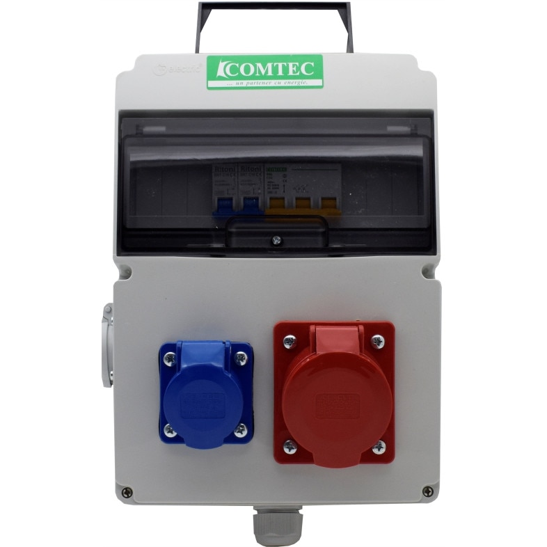 Tablou Santier 10L IP66 Echipat T1x32+M1x16IND+M1x16, Comtec