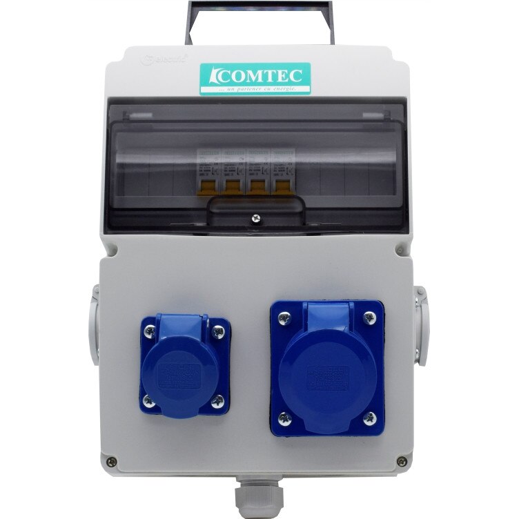 Tablou Santier 10L IP66 Echipat (M1x16+M1x32)IND+M2x16, Comtec