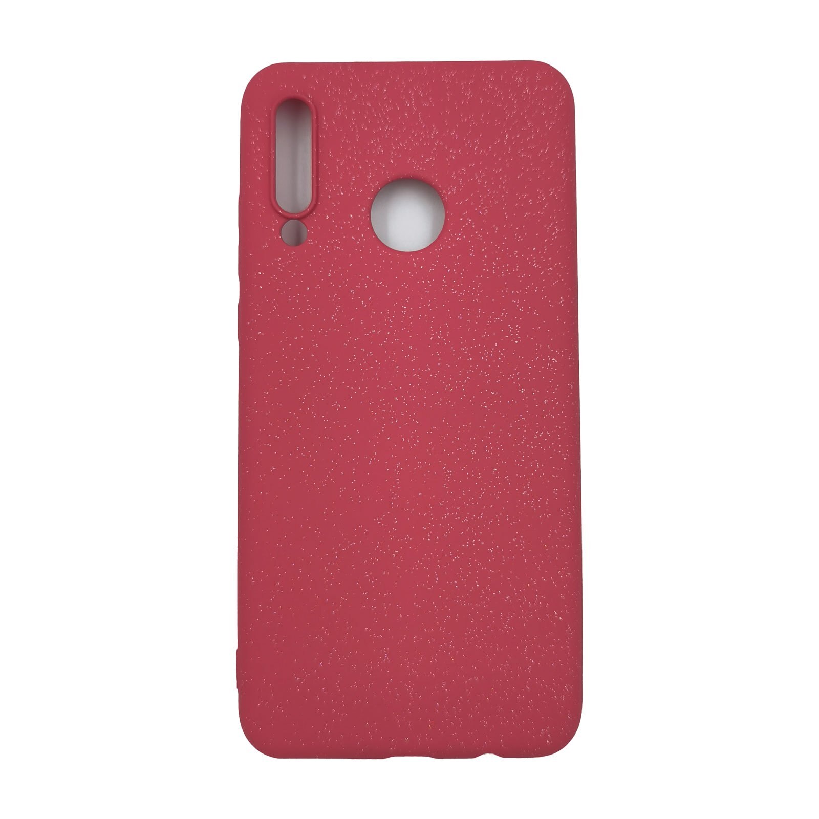 Husa silicon Huawei P30 Lite Matte Glitter, Antisoc, TPU, Viceversa Rosu