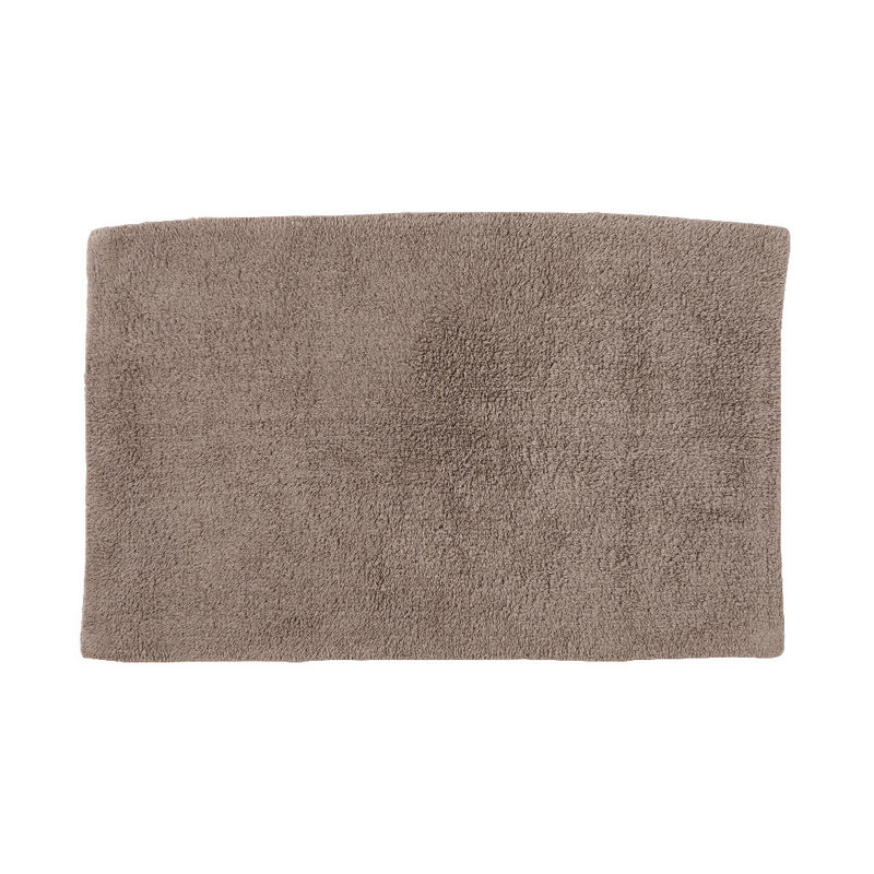 Covoras baie dreptunghiular, Zola®, bumbac, culoare taupe, 80 x 50 x 1.4 cm