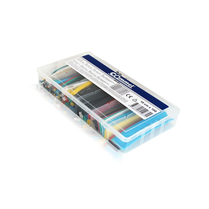 100 darabos készlet Hőre zsugorodó cső