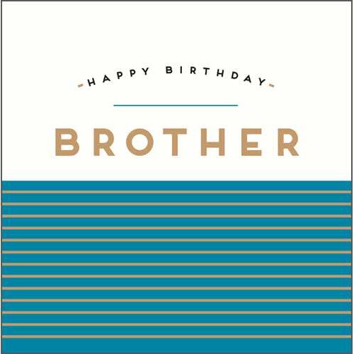 Felicitare - Brother Birthday, Alb, Cu mesaj, Carton