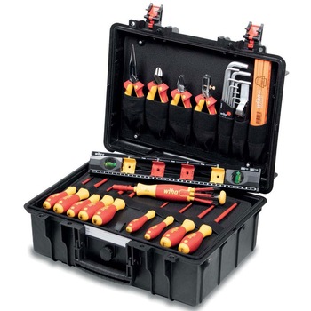 Trusa cu scule pentru electricieni, WIHA, 34 piese Trusa cu scule pentru electricieni, WIHA, 34 piese