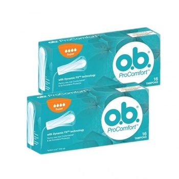 Pachet 2x Tampoane OB Procomfort Super 16 buc Pachet 2x Tampoane OB Procomfort Super 16 buc