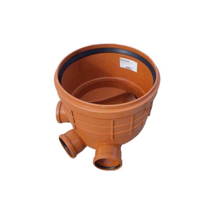 Baza Camin PVC pentru canalizare D315 cu 3 intrari si 1 iesire dn 110
