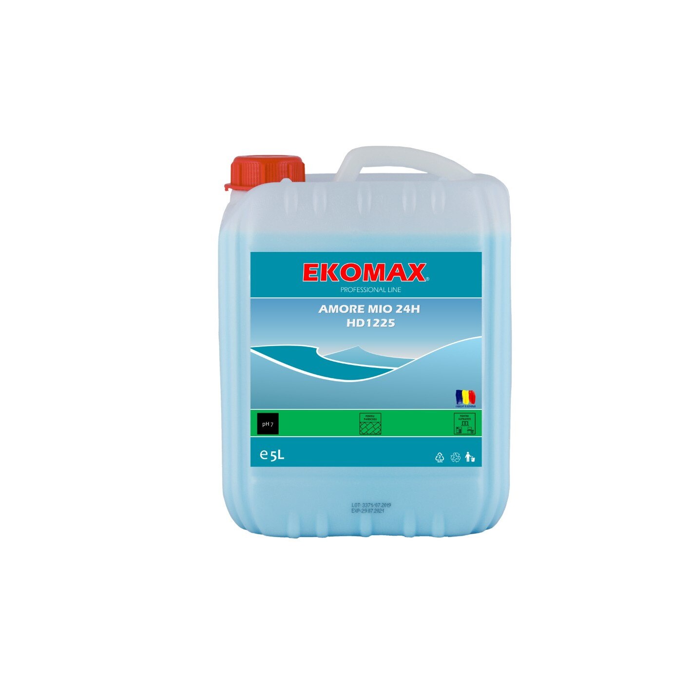 Detergent parfumat pentru pardoseli EKOMAX Amore Mio, 5L