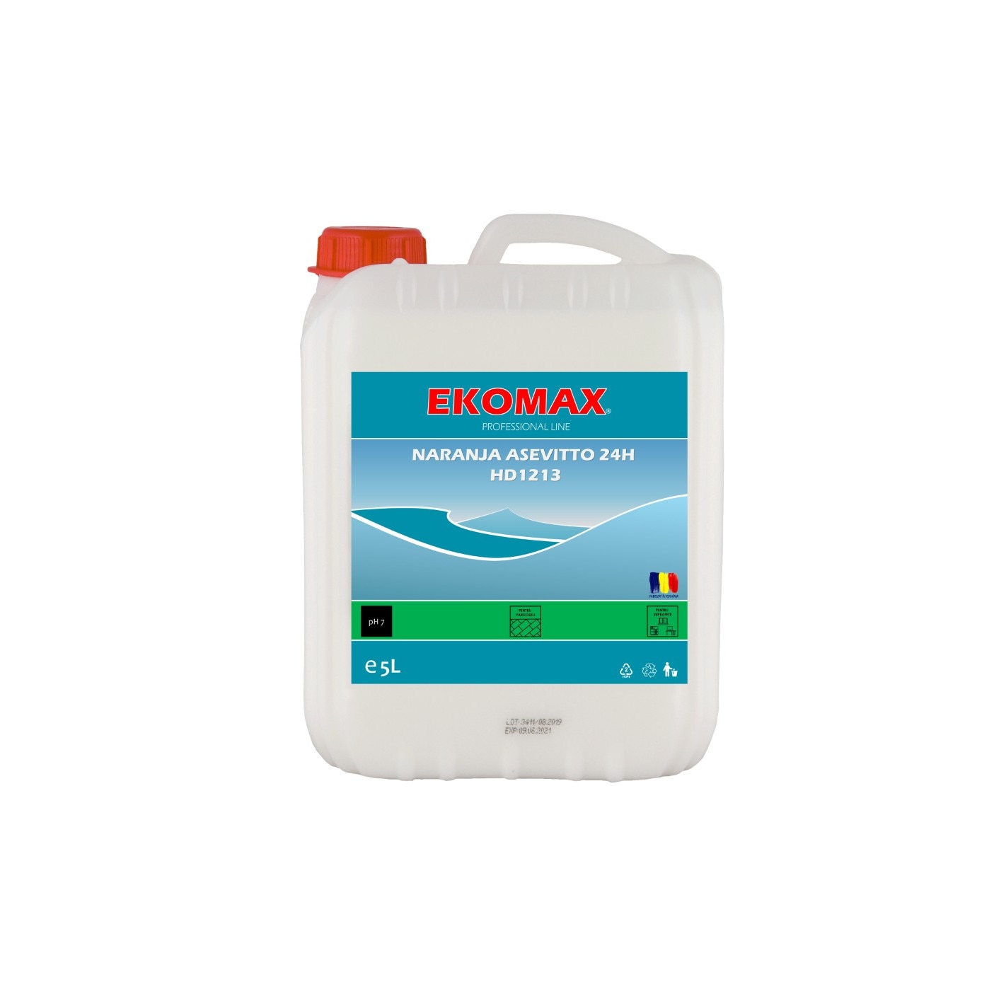Detergent concentrat pentru pardoseli EKOMAX Asevitto 5L