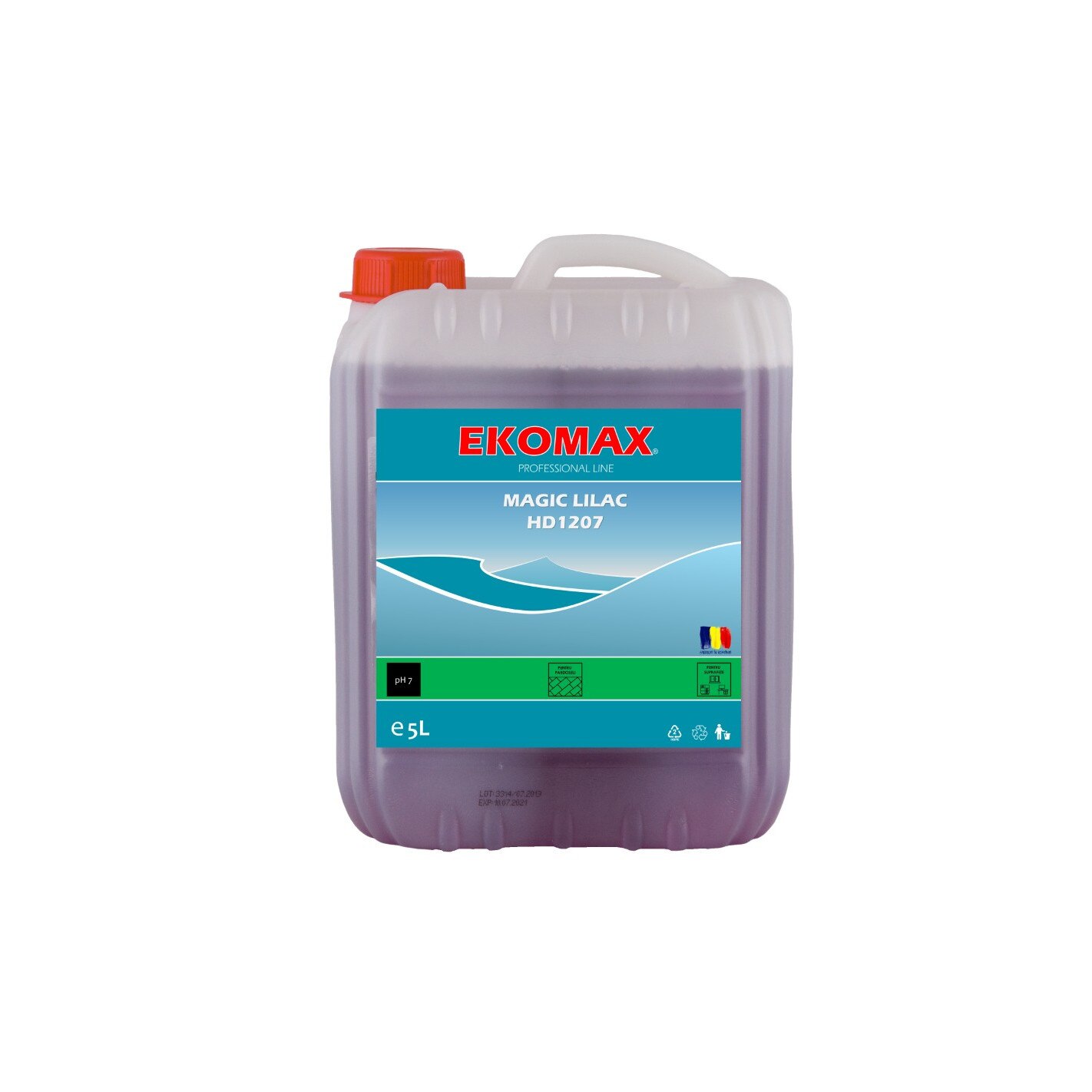 Detergent pentru pardoseli EKOMAX Magic Liliac, 5L
