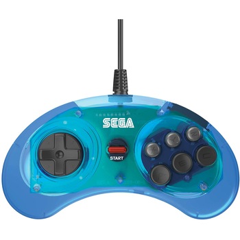 Controller Retro Bit Sega Md Mini 6 B Usb Blue Pc Controller Retro Bit Sega Md Mini 6 B Usb Blue Pc