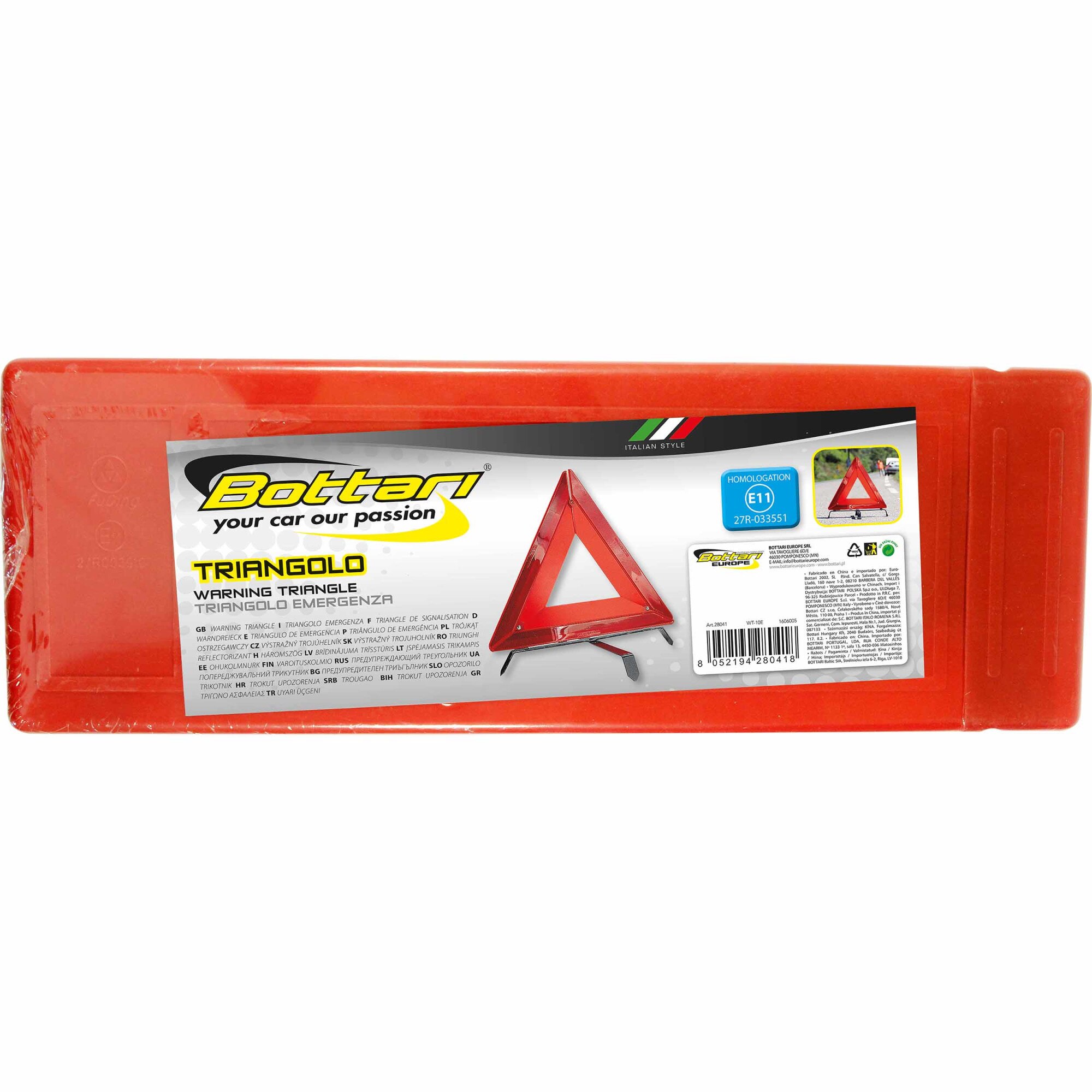 Triunghi reflectorizant omologat Bottari